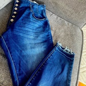 KanCan crop high rise jeans